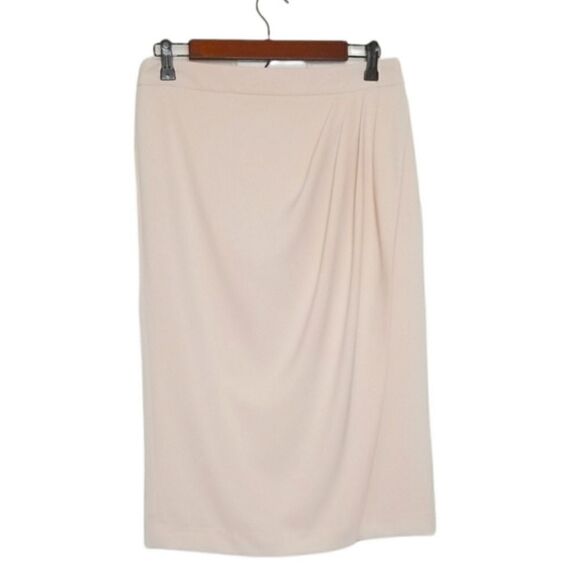 eva.mendes New York & Co. Blush Lined Wrap Skirt Size 6 - Picture 1 of 8